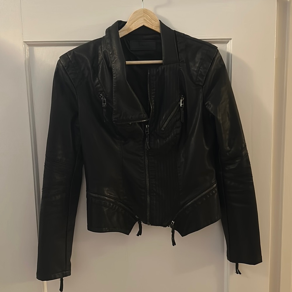 Pleather Moto Jacket